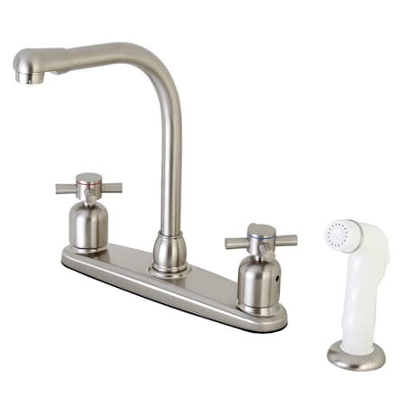 FB718DX 8-Inch Centerset Kitchen Faucet With Sprayer